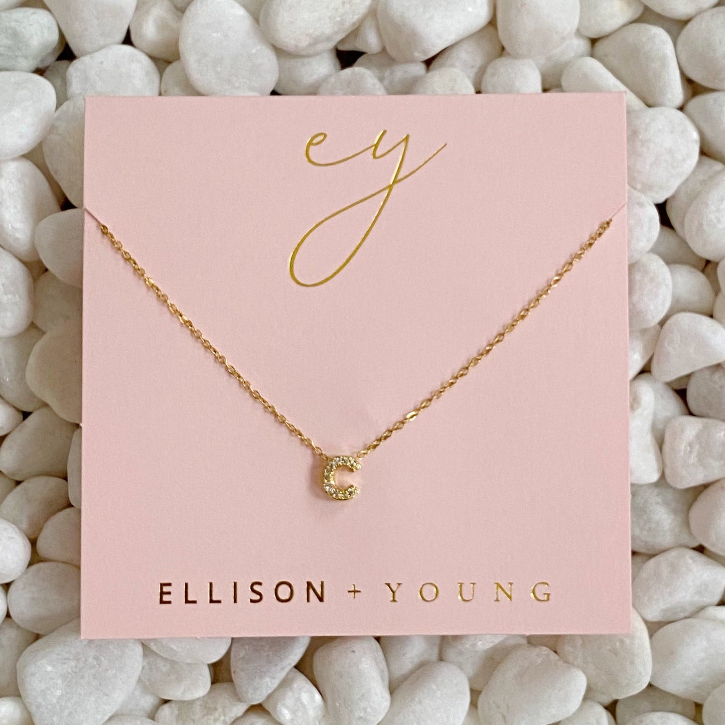 Mini Keepsake Initial Necklace by Ellisonyoung.com