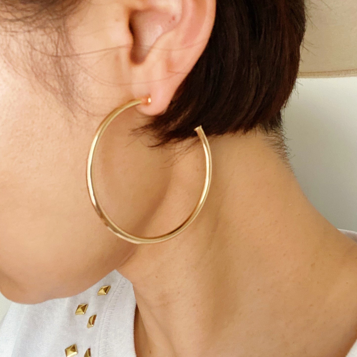 The Best Of Hoops Earrings, Shiny Gold by Ellisonyoung.com
