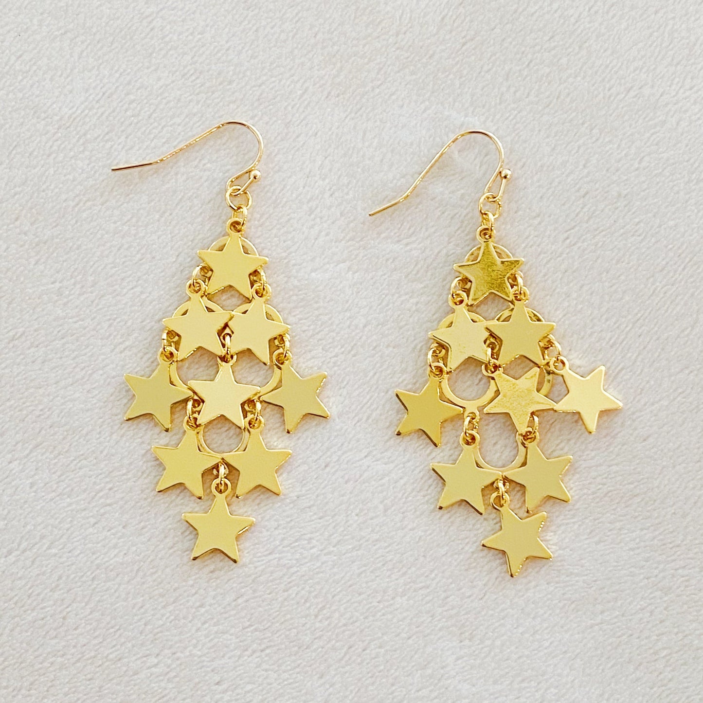 Nine Stars Lined Chandelier Earring by Ellisonyoung.com