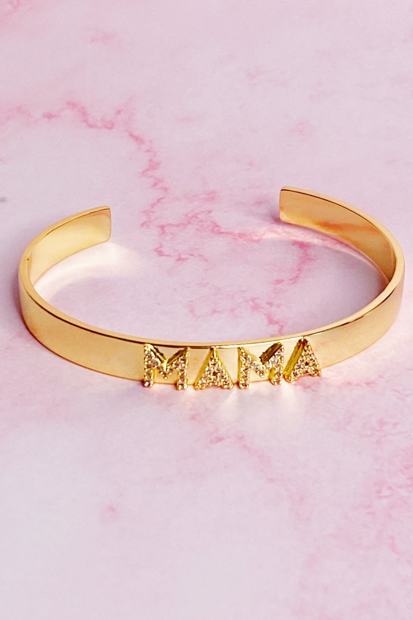 Mama Open Bangle Bracelet by Ellisonyoung.com