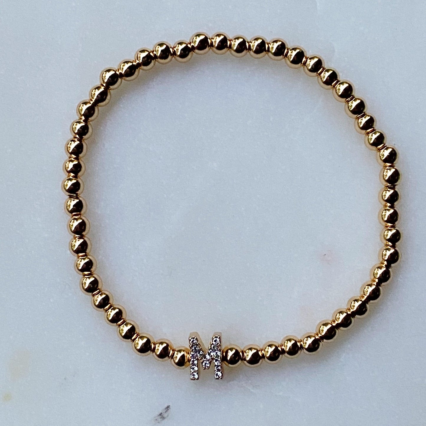 Darcy Initial Bracelet by Ellisonyoung.com