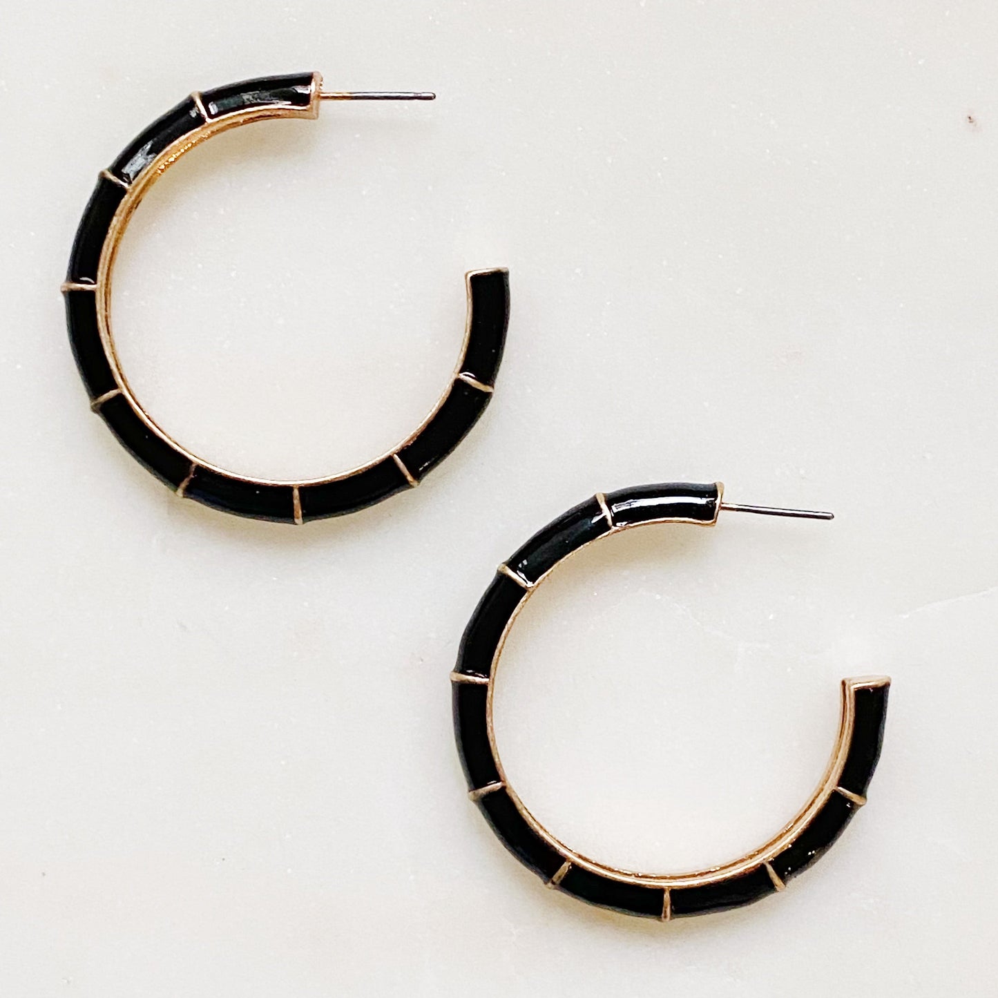 Candy Drop Colored Hoop Earrings by Ellisonyoung.com