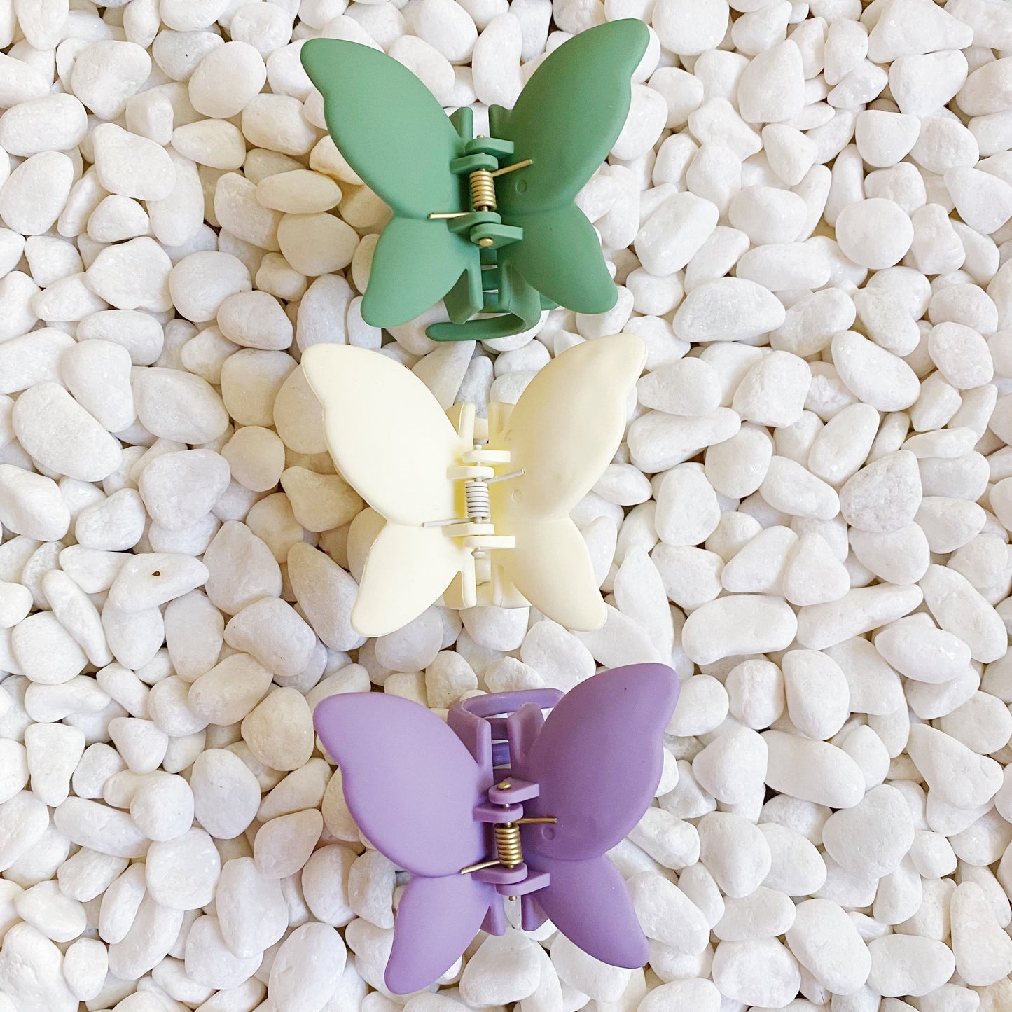 Trio of Butterflies Hair Claw Set by Ellisonyoung.com