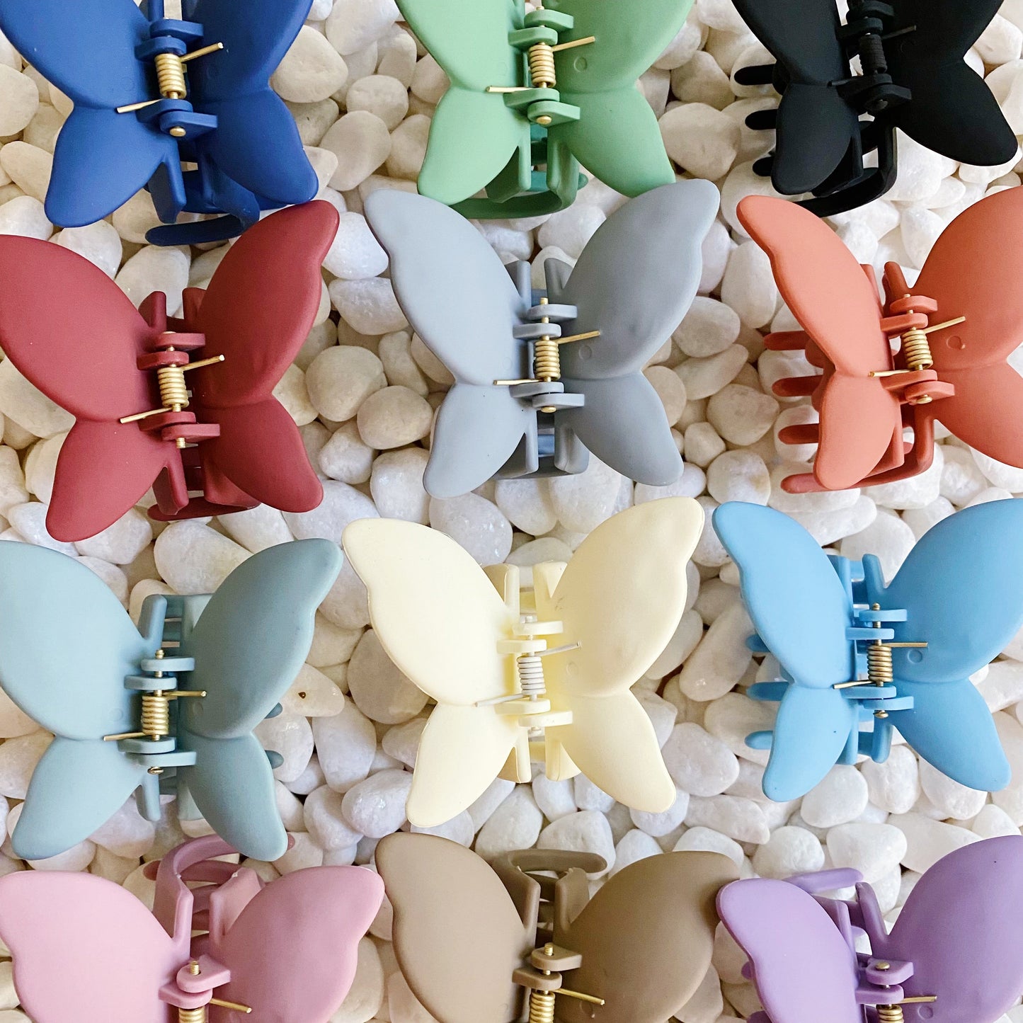 Trio of Butterflies Hair Claw Set by Ellisonyoung.com