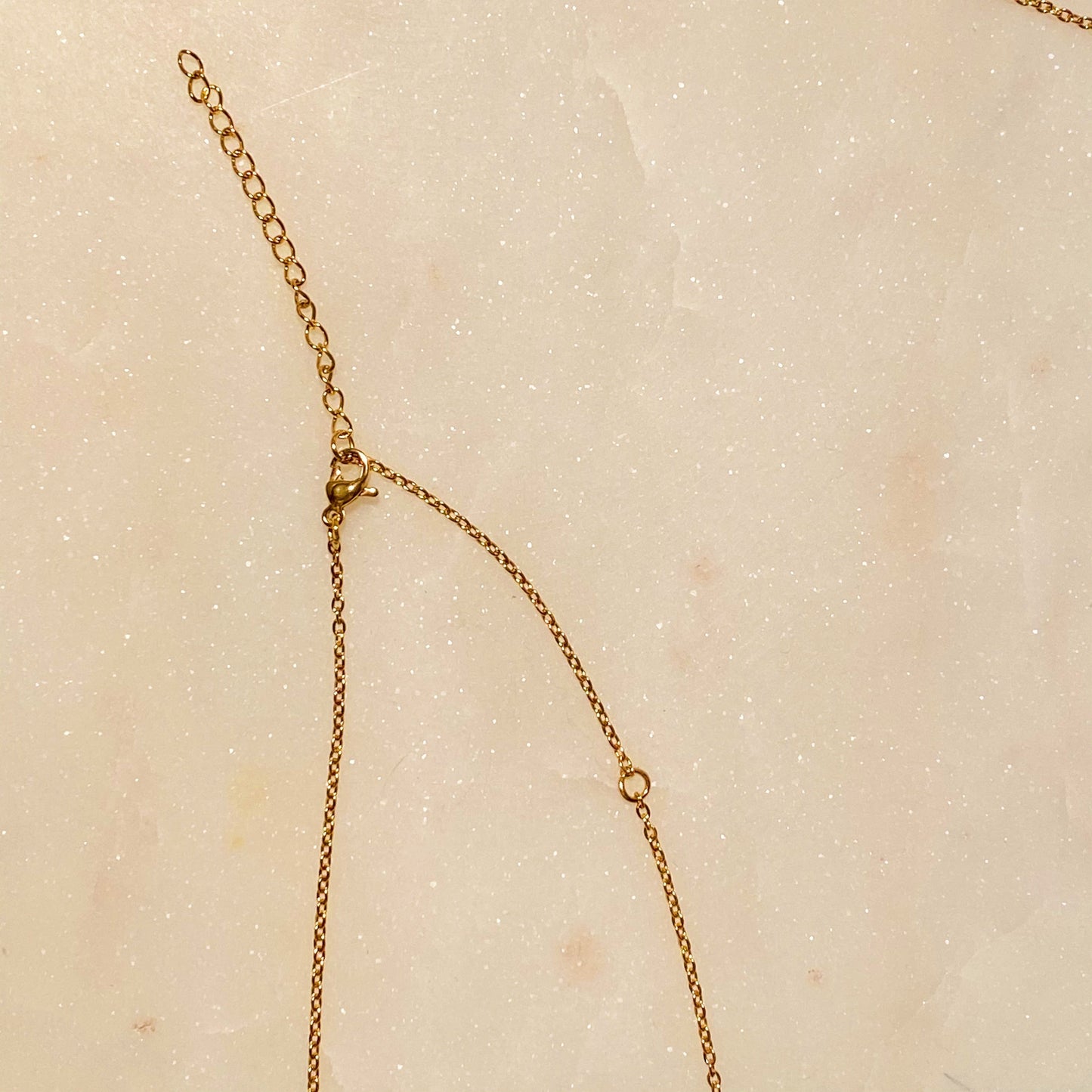 Art Deco Initial Necklace by Ellisonyoung.com