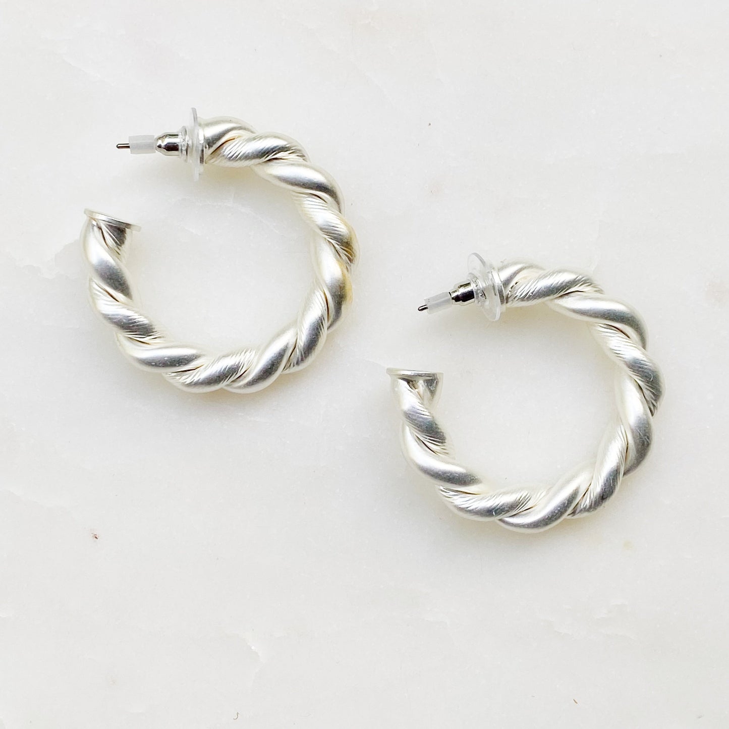 Riley Braided Hoop Earrings by Ellisonyoung.com