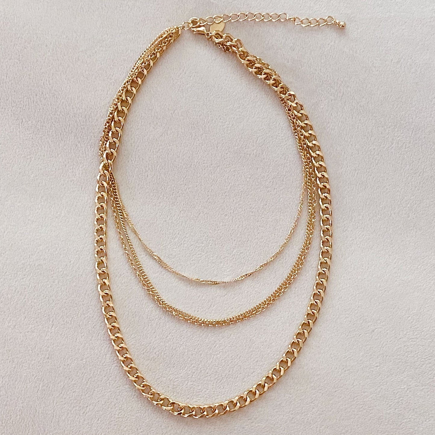 Quad Squad Chain Link Necklace by Ellisonyoung.com