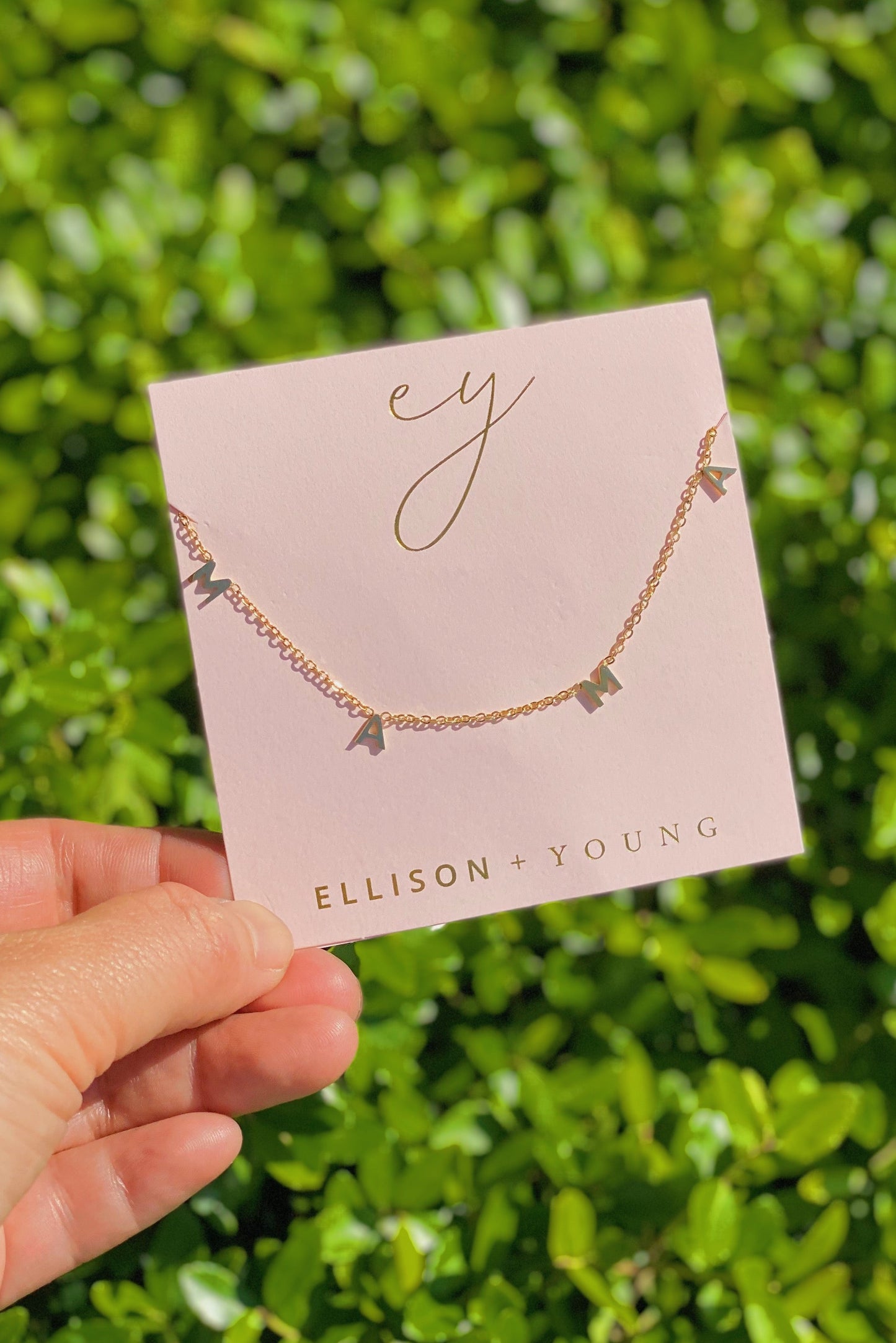 Golden Mama Necklace by Ellisonyoung.com