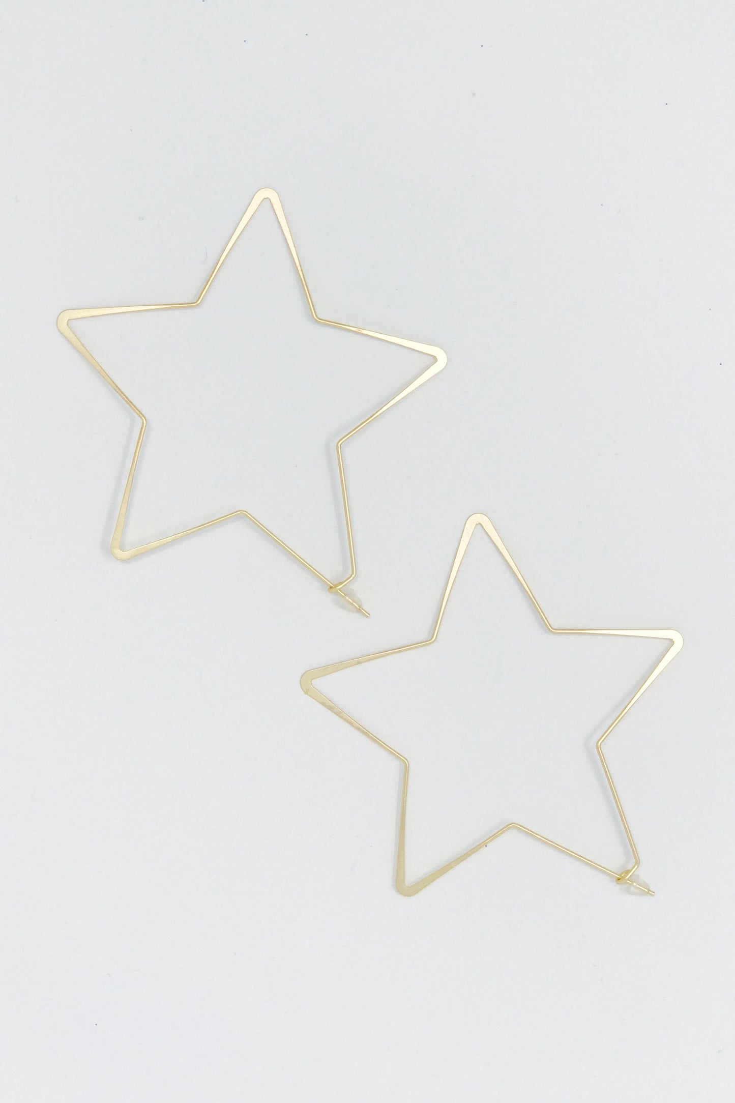 Large star earrings from online Jewelry Boutique Ellison + Young