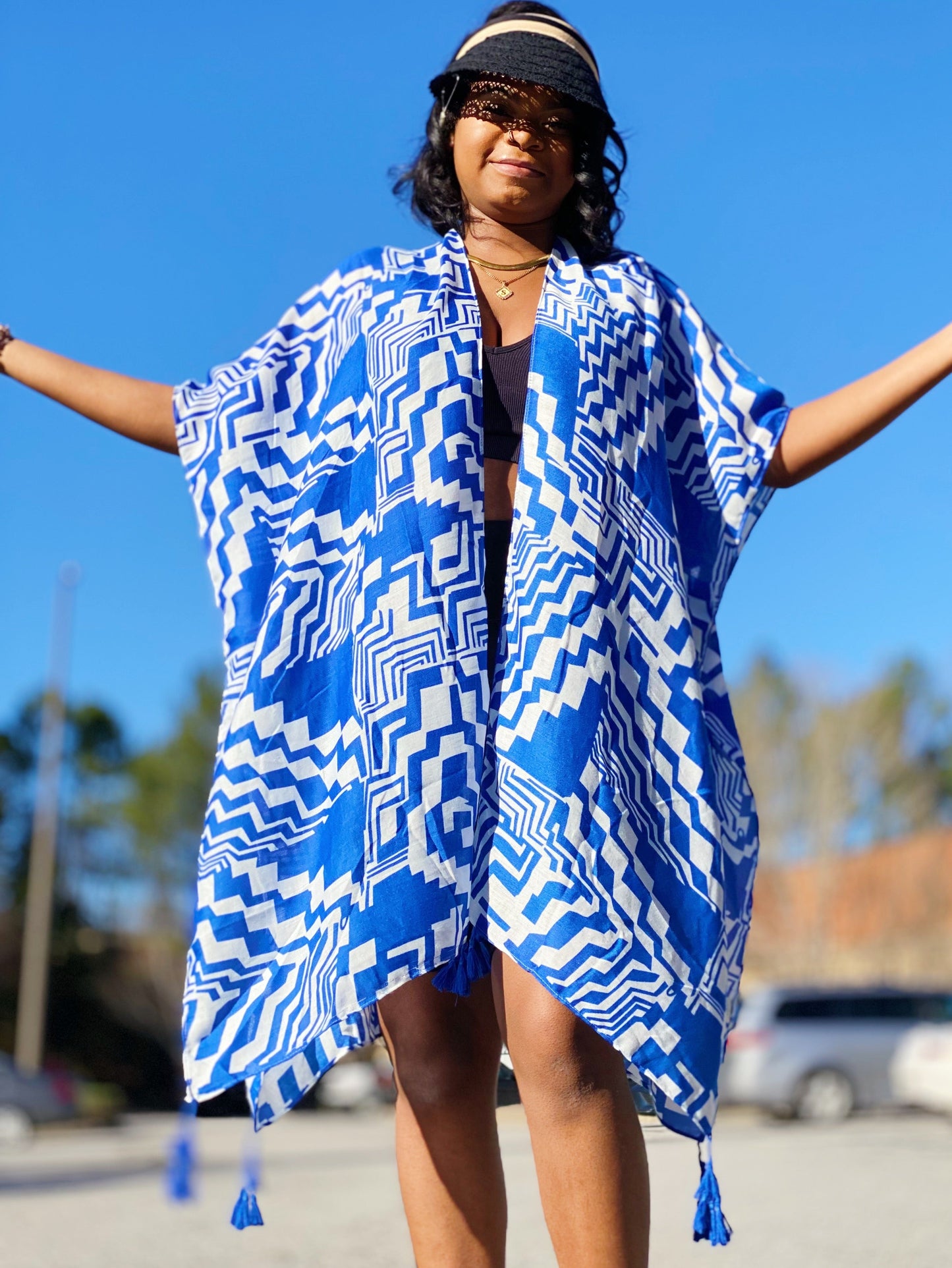 Geometric Art Kimono by Ellisonyoung.com