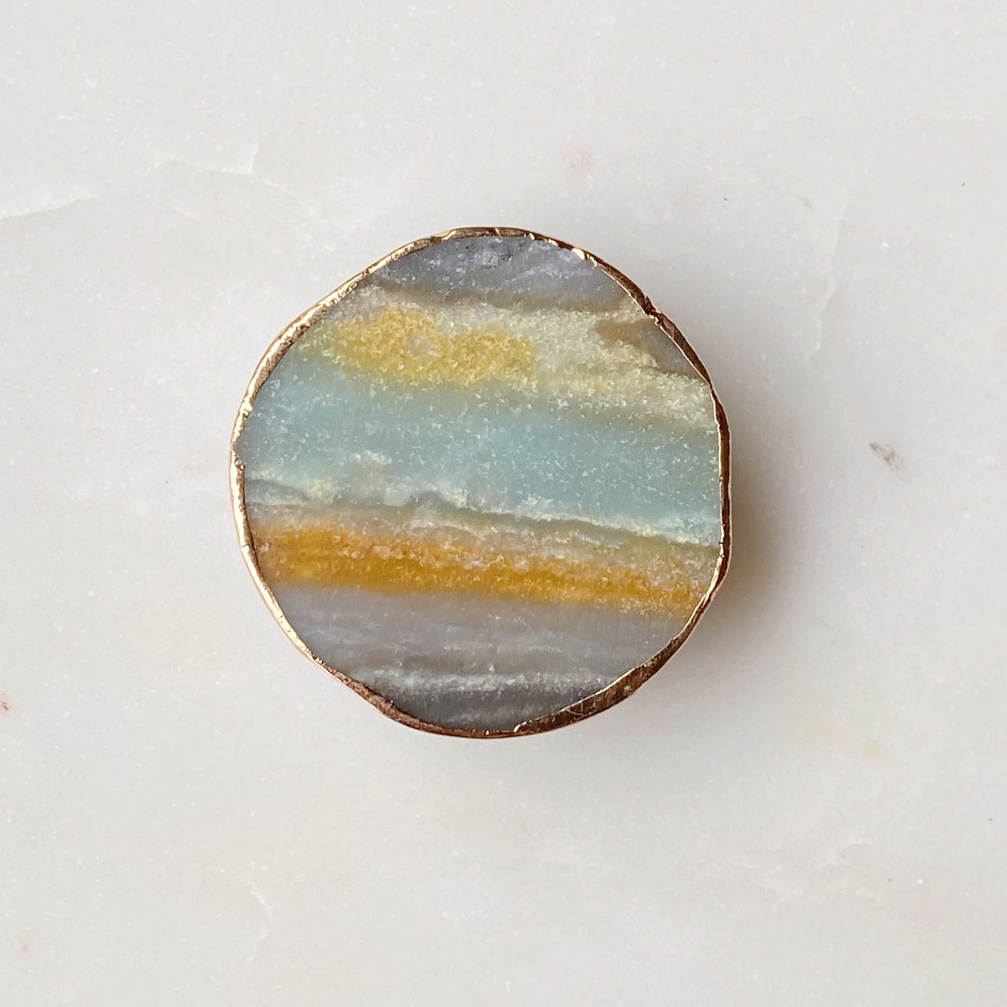 Golden Edge Natural Stone Device Grip by Ellisonyoung.com
