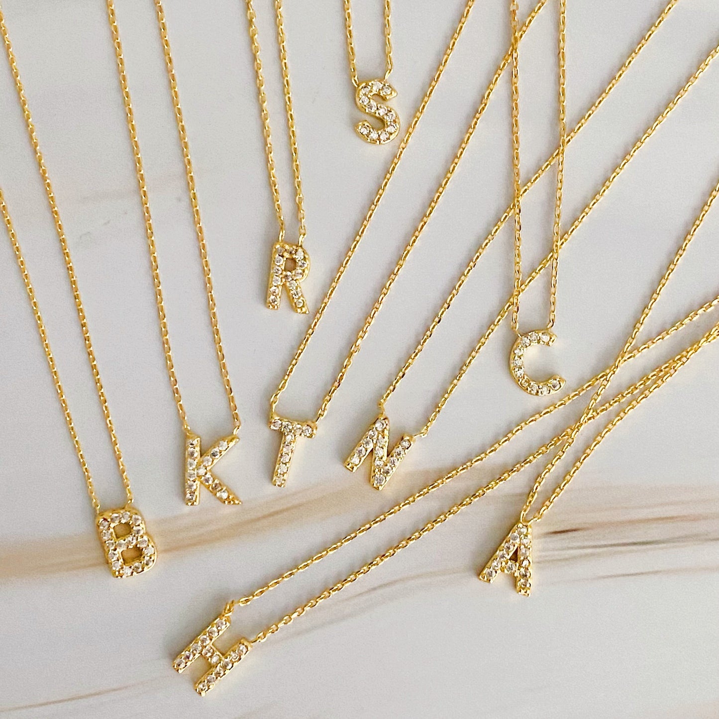 Understated Beauty Initial Necklace by Ellisonyoung.com