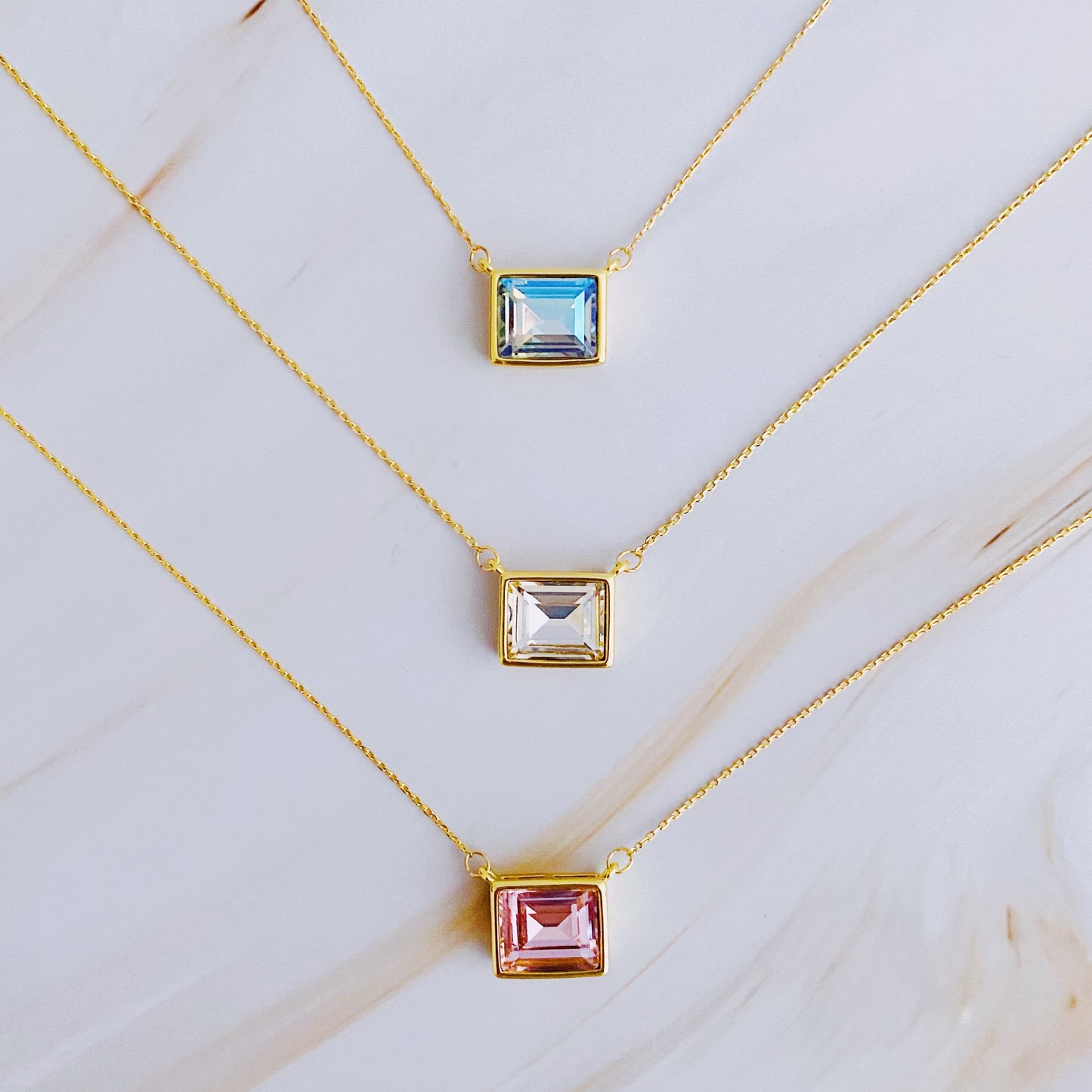 Sweet Square Pendant Necklace by Ellisonyoung.com