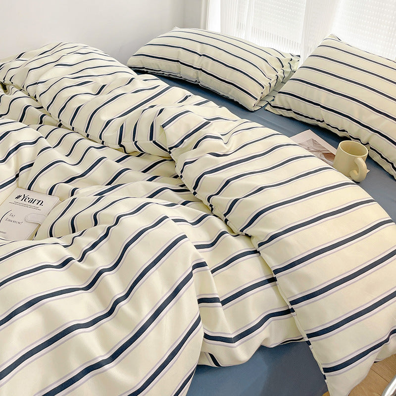 Ins Modern Minimalist Duvet Cover Three or Four Piece Suit