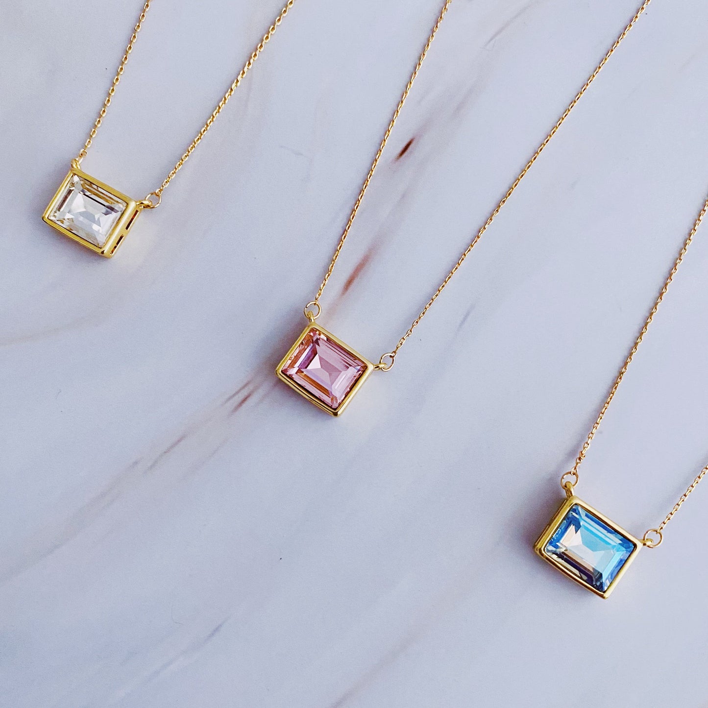 Sweet Square Pendant Necklace by Ellisonyoung.com