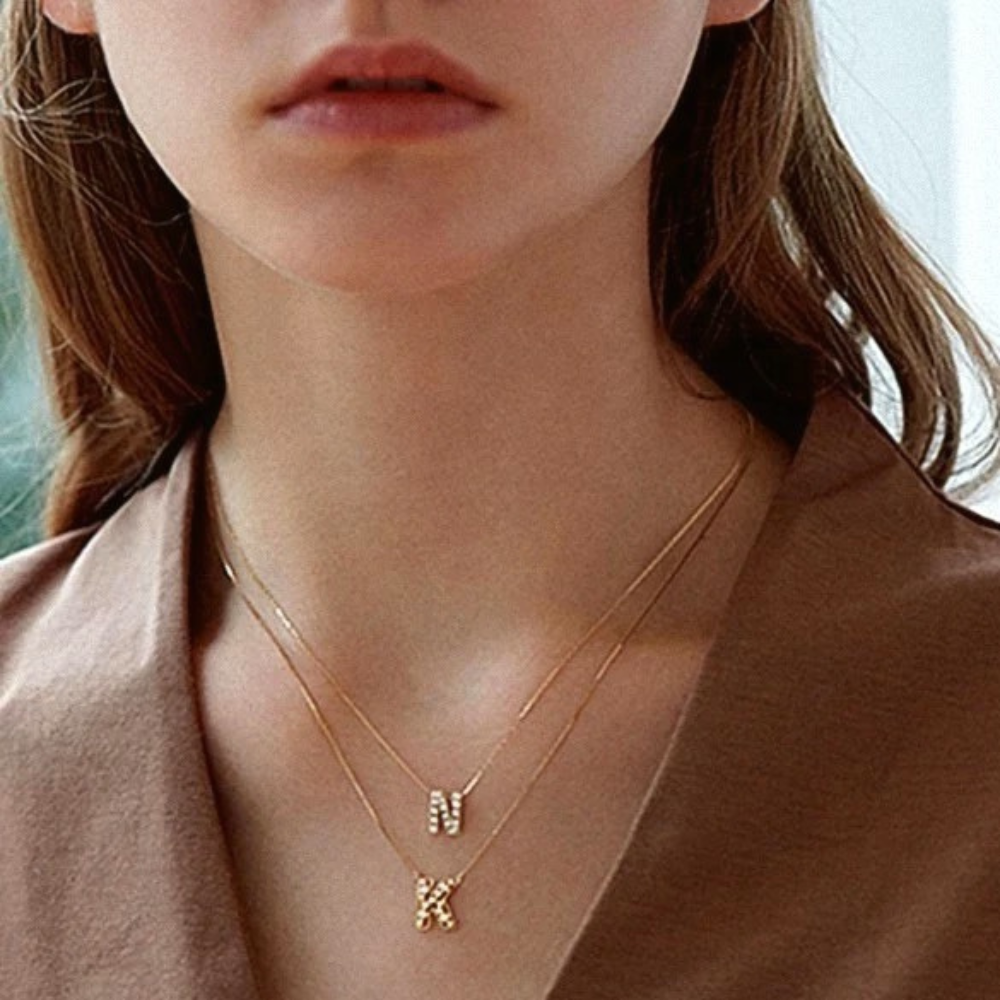 Mini Keepsake Initial Necklace by Ellisonyoung.com