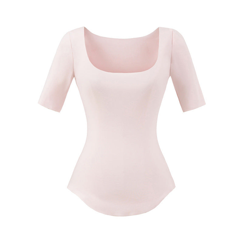 Women's SpringSummer New Half Sleeve Bottoming Top