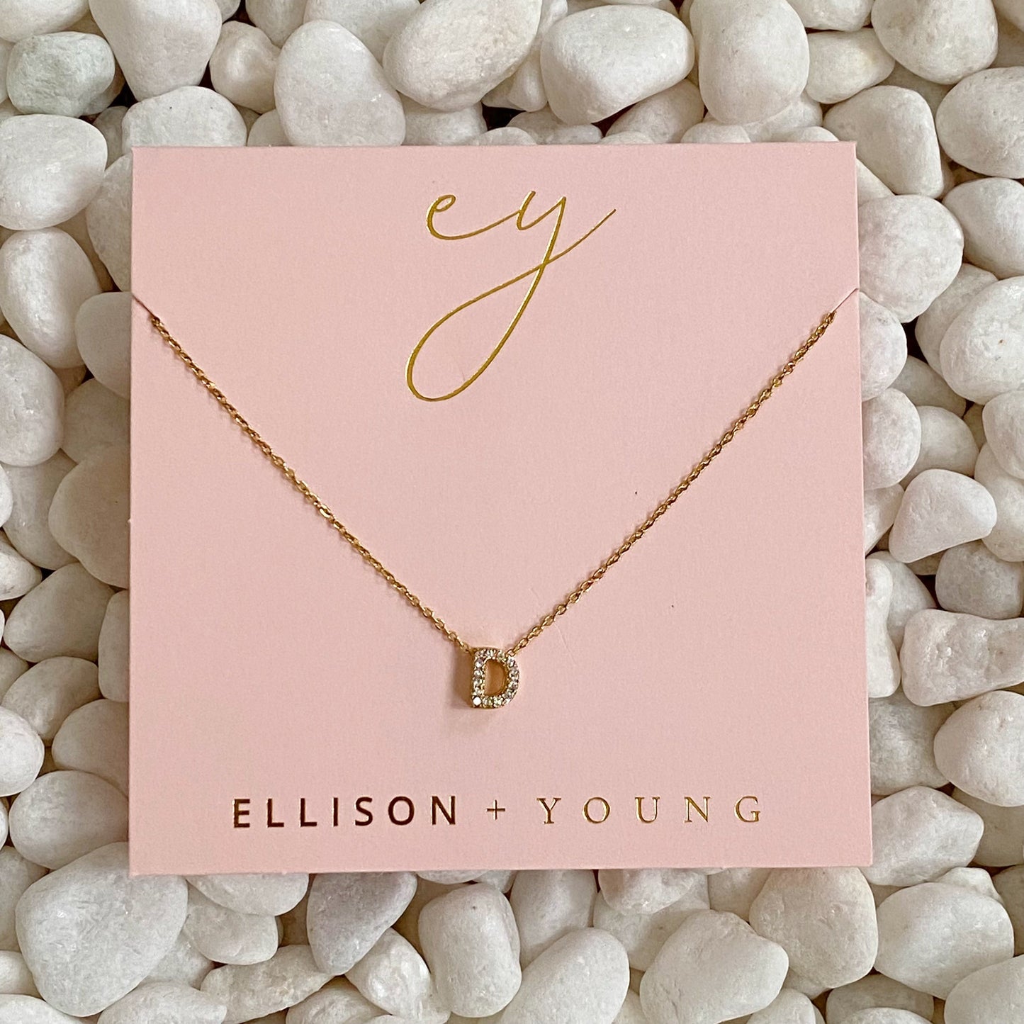 Mini Keepsake Initial Necklace by Ellisonyoung.com