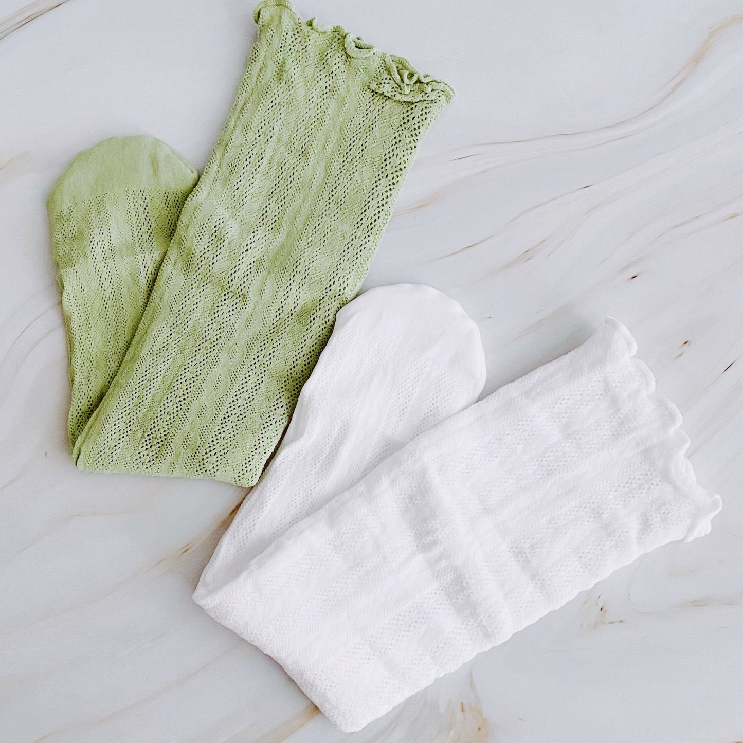 Slouch Crochet Lace Socks Set Of 2 by Ellisonyoung.com