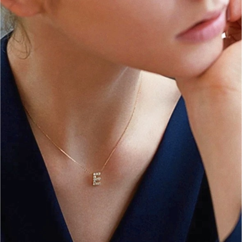 Mini Keepsake Initial Necklace by Ellisonyoung.com