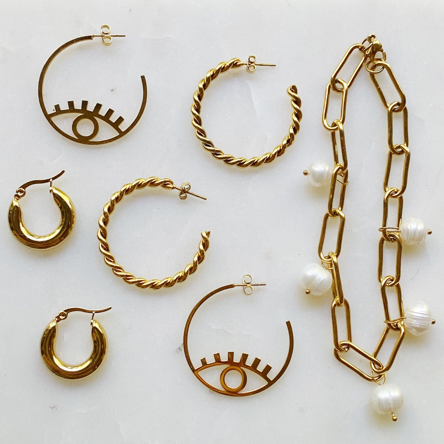 Freshwater Pearl Chain Bracelet by Ellisonyoung.com