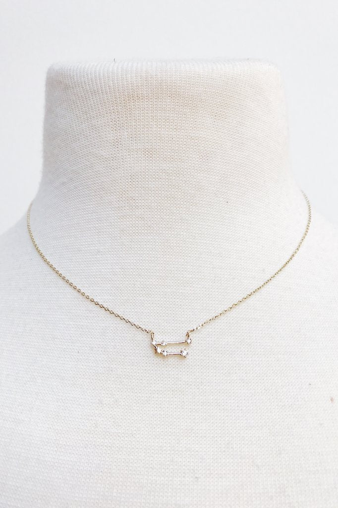 Gold Zodiac jewelry, pendant necklaces for women, zodiac necklace, personalized necklace from Online Jewelry Boutique Ellison + Young