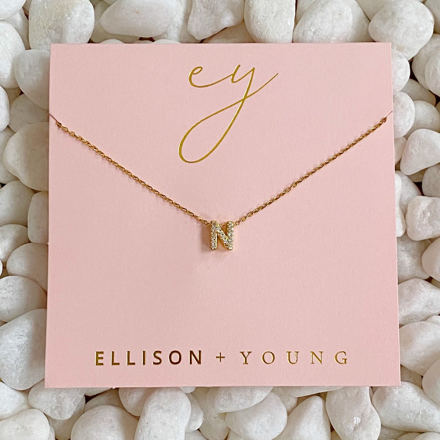 Mini Keepsake Initial Necklace by Ellisonyoung.com
