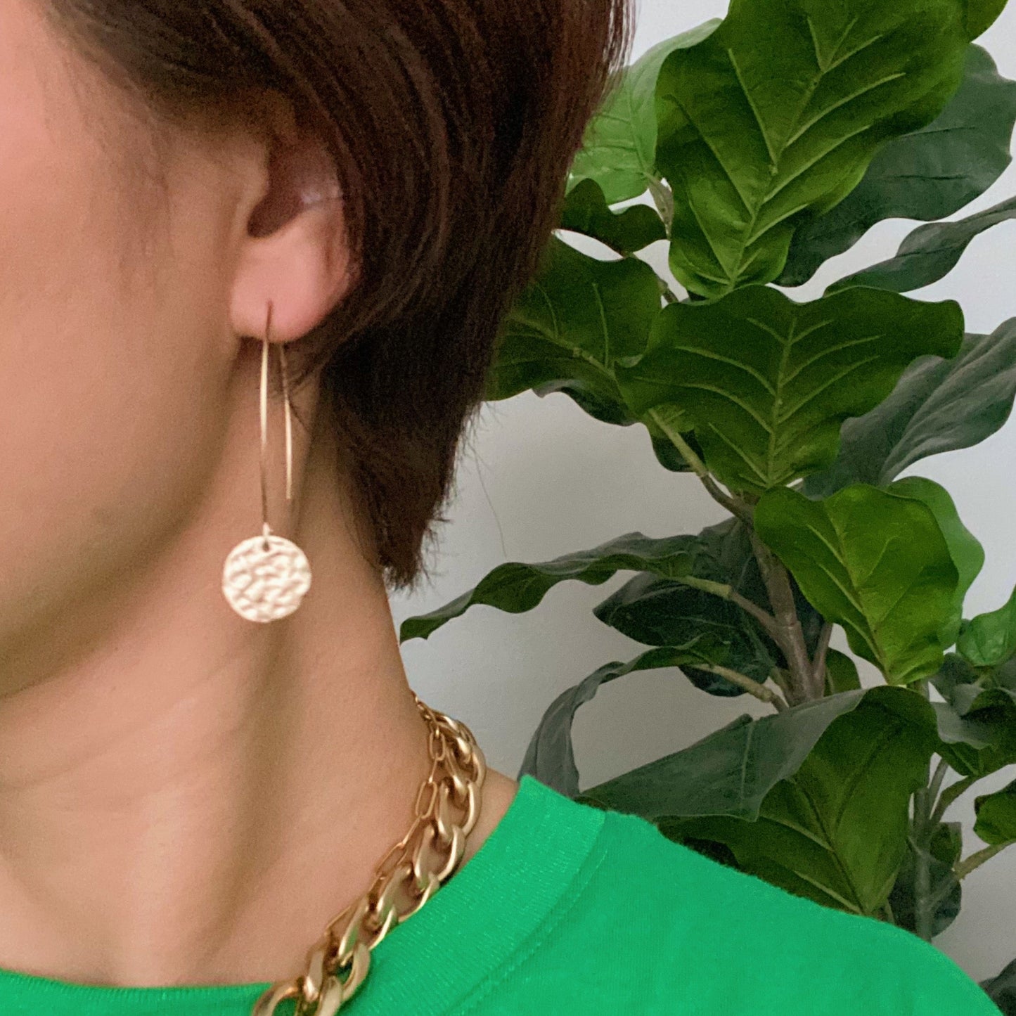 Antique Moon Drop Earrings by Ellisonyoung.com