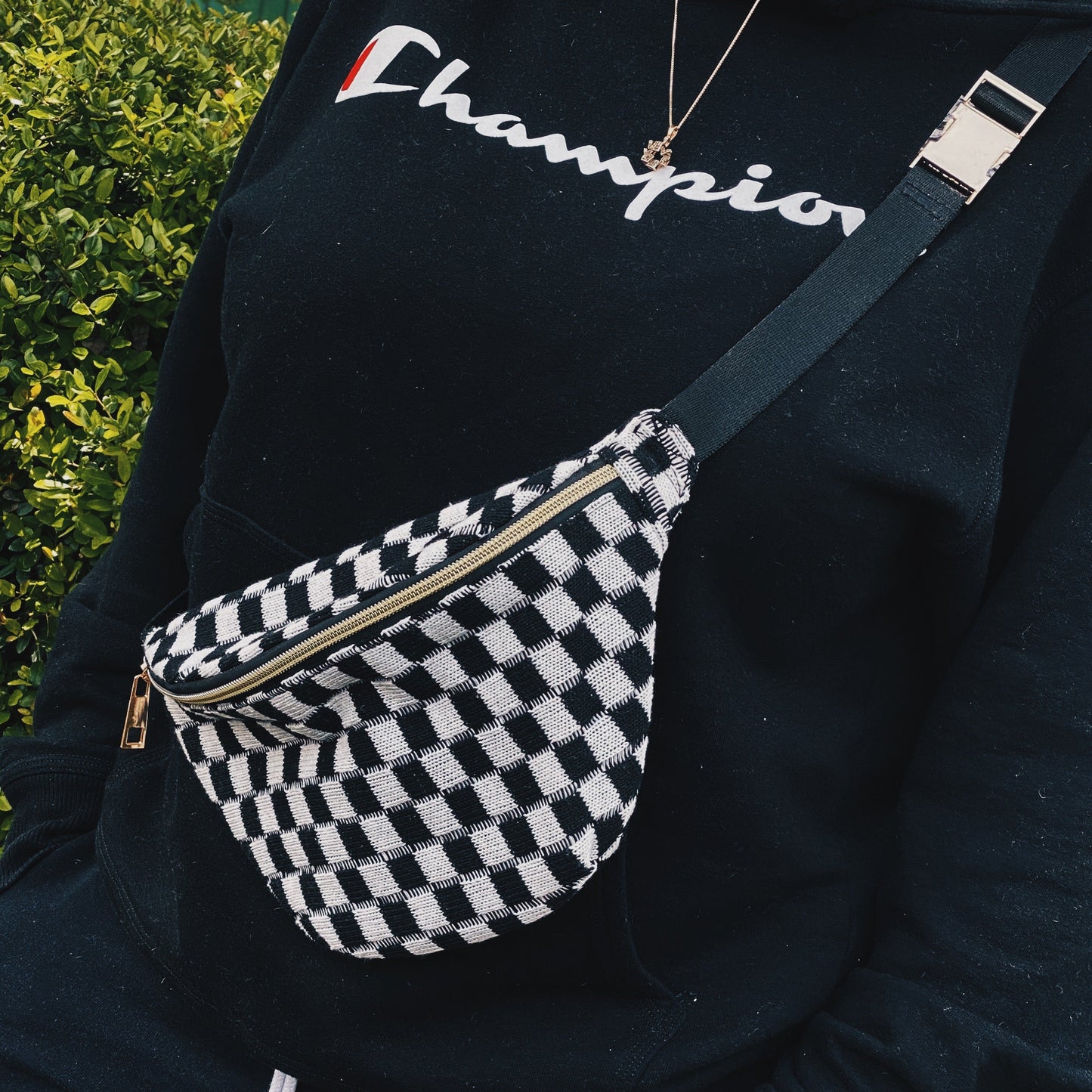 Check Yourself Belt Sling Bag by Ellisonyoung.com