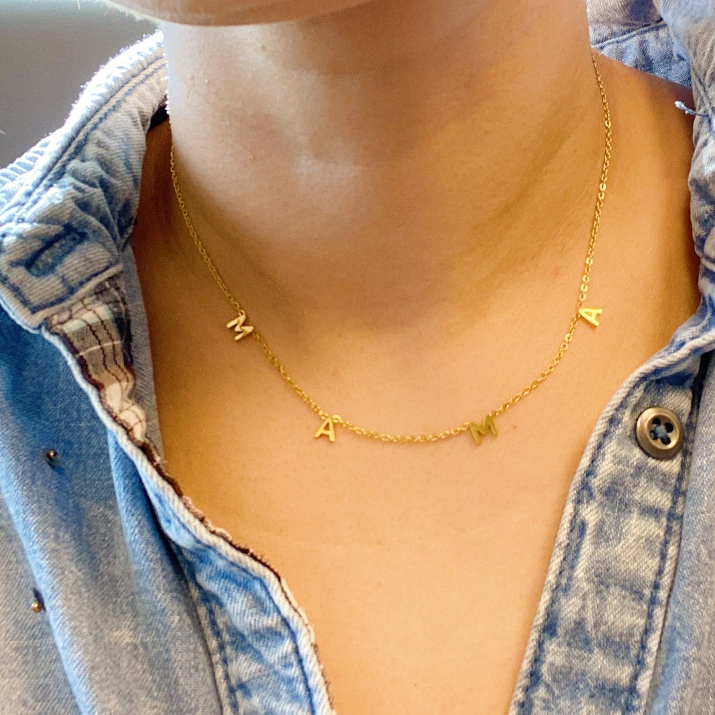 Golden Mama Necklace by Ellisonyoung.com