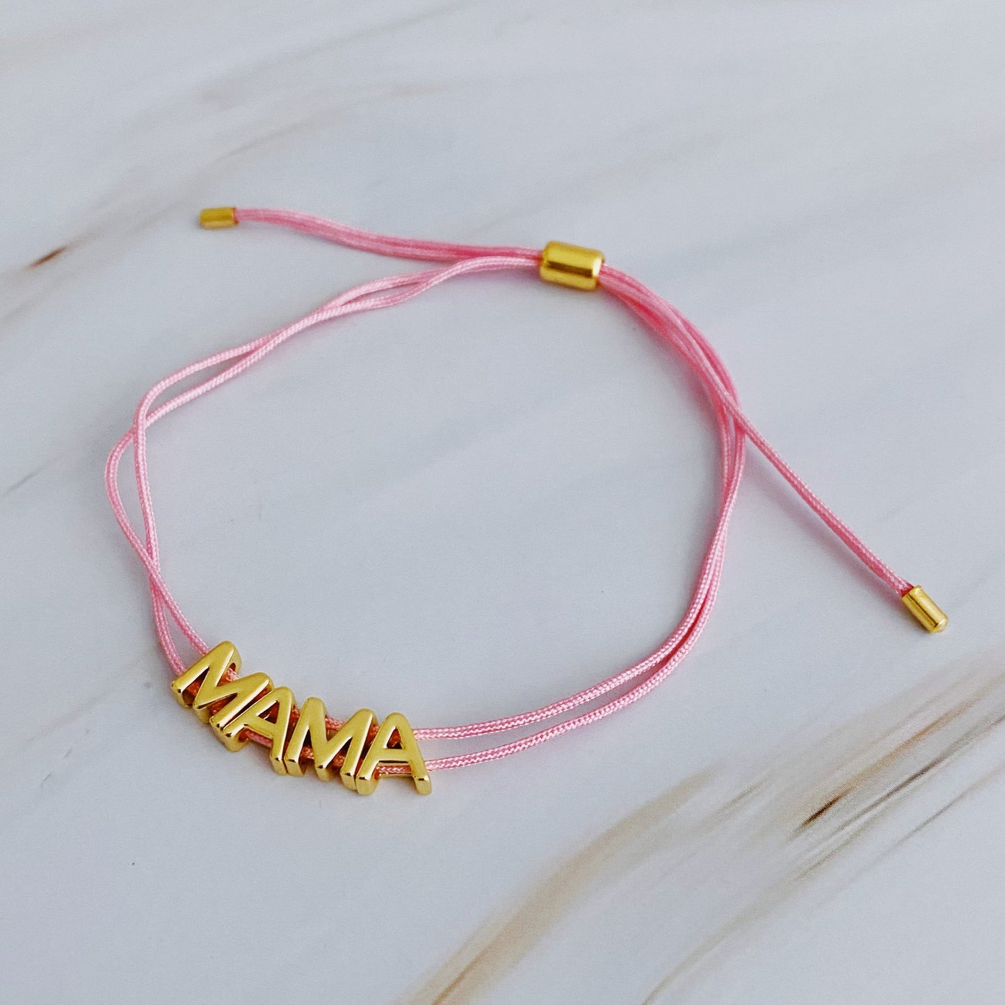 Satin Thread Mama Bracelet by Ellisonyoung.com