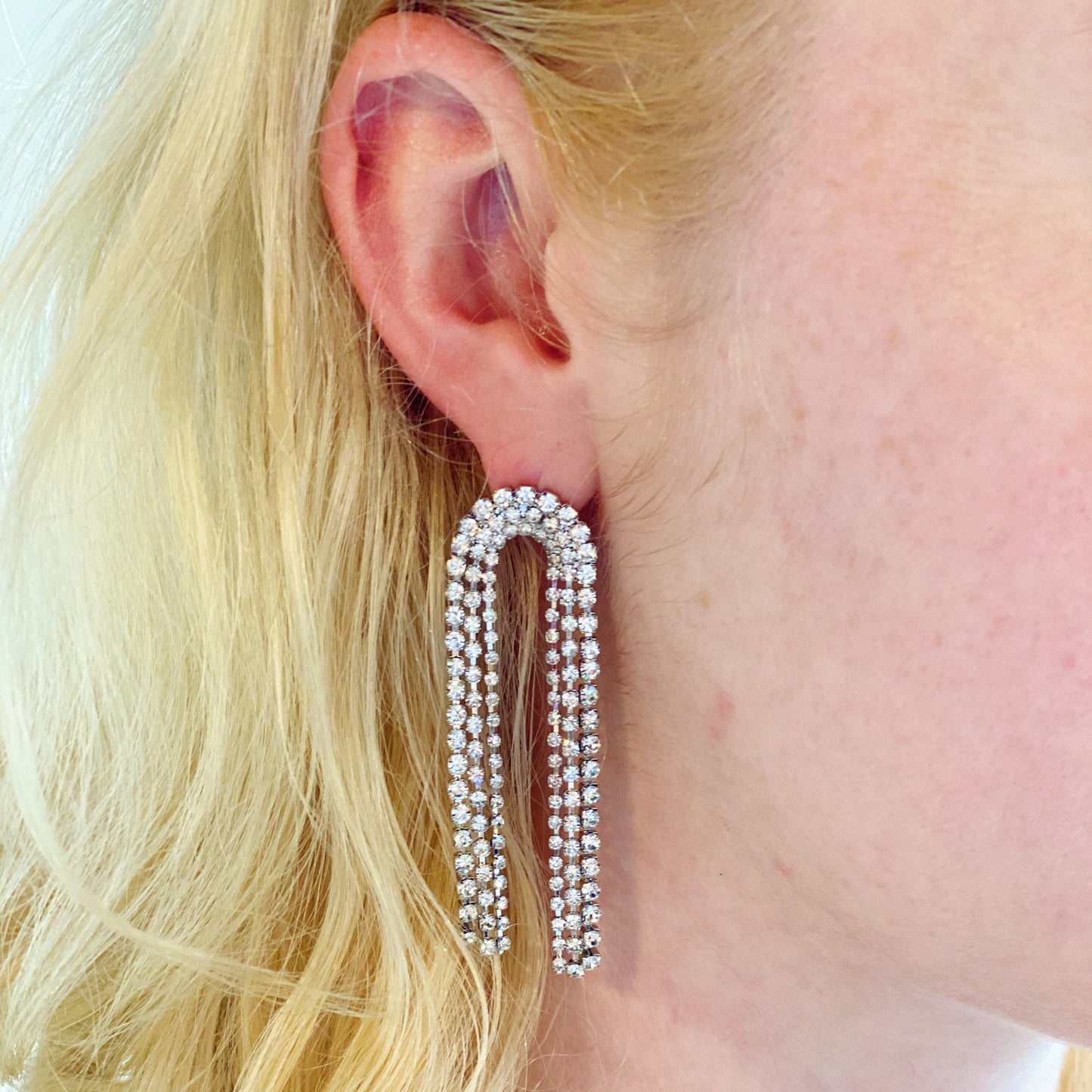 Shiny Drop Earrings by Ellisonyoung.com
