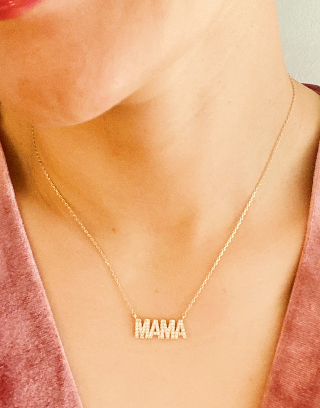 Shiny Mama Necklace by Ellisonyoung.com