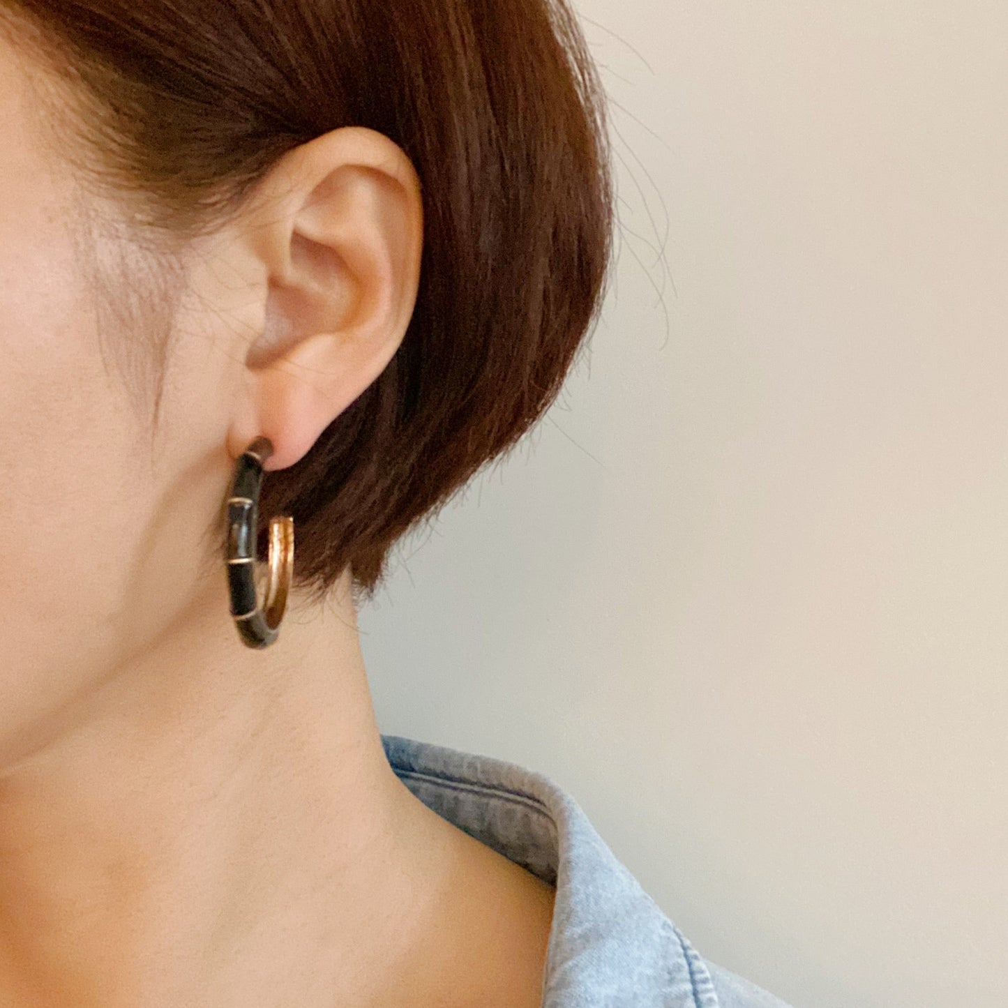 Candy Drop Colored Hoop Earrings by Ellisonyoung.com