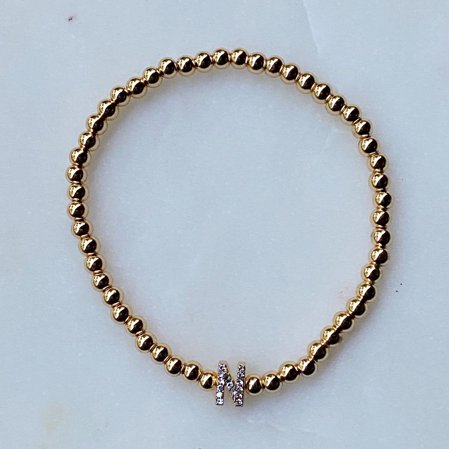Darcy Initial Bracelet by Ellisonyoung.com