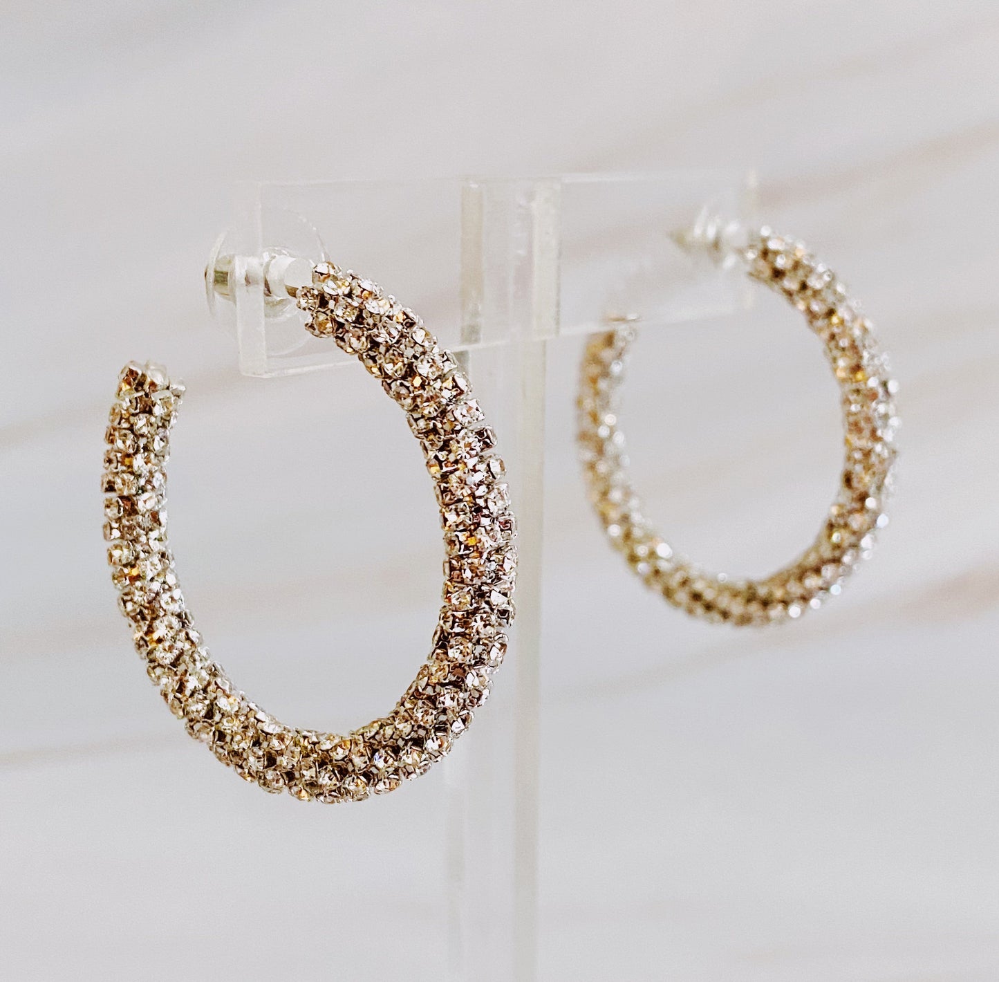 Wrapped In Shine Hoop Earrings by Ellisonyoung.com