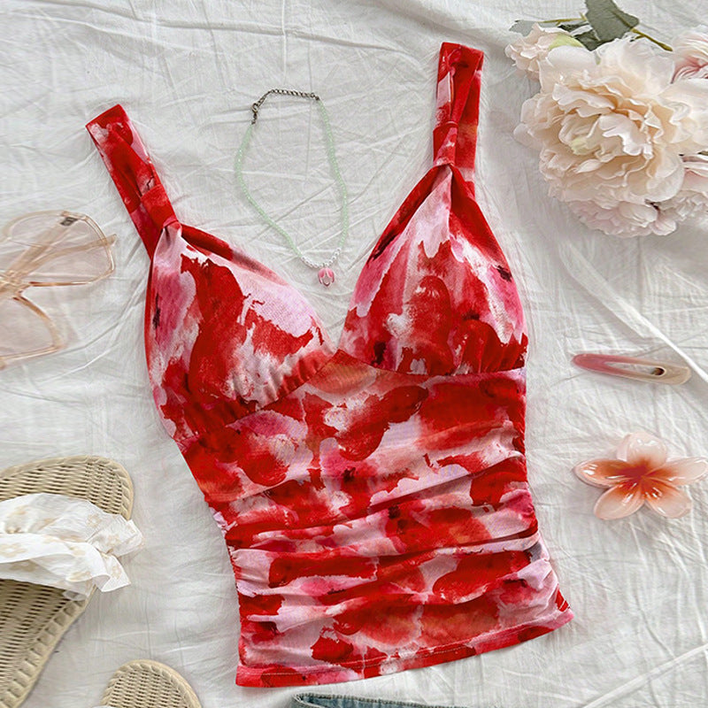 European And American Strap Sexy Beach Vest