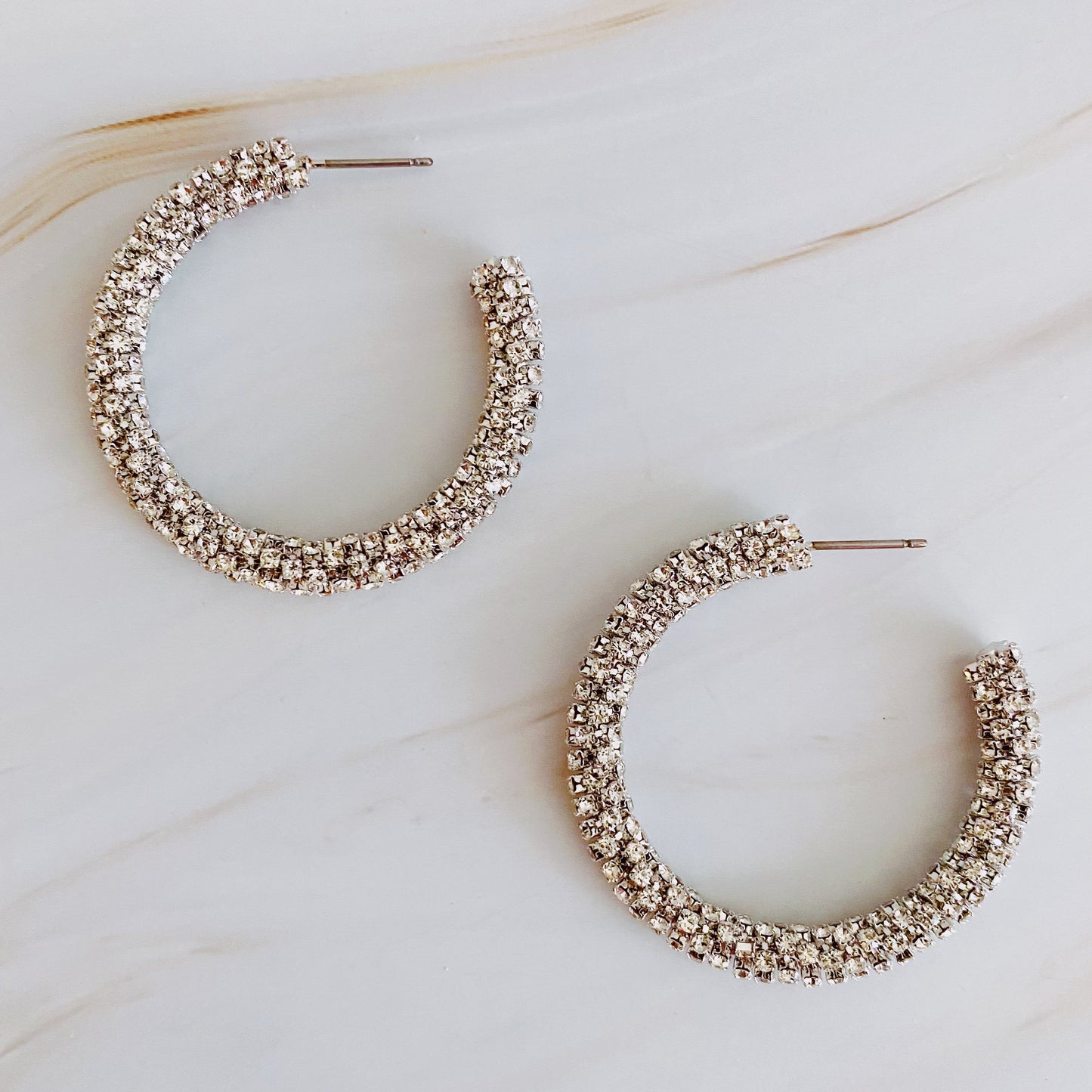 Wrapped In Shine Hoop Earrings by Ellisonyoung.com