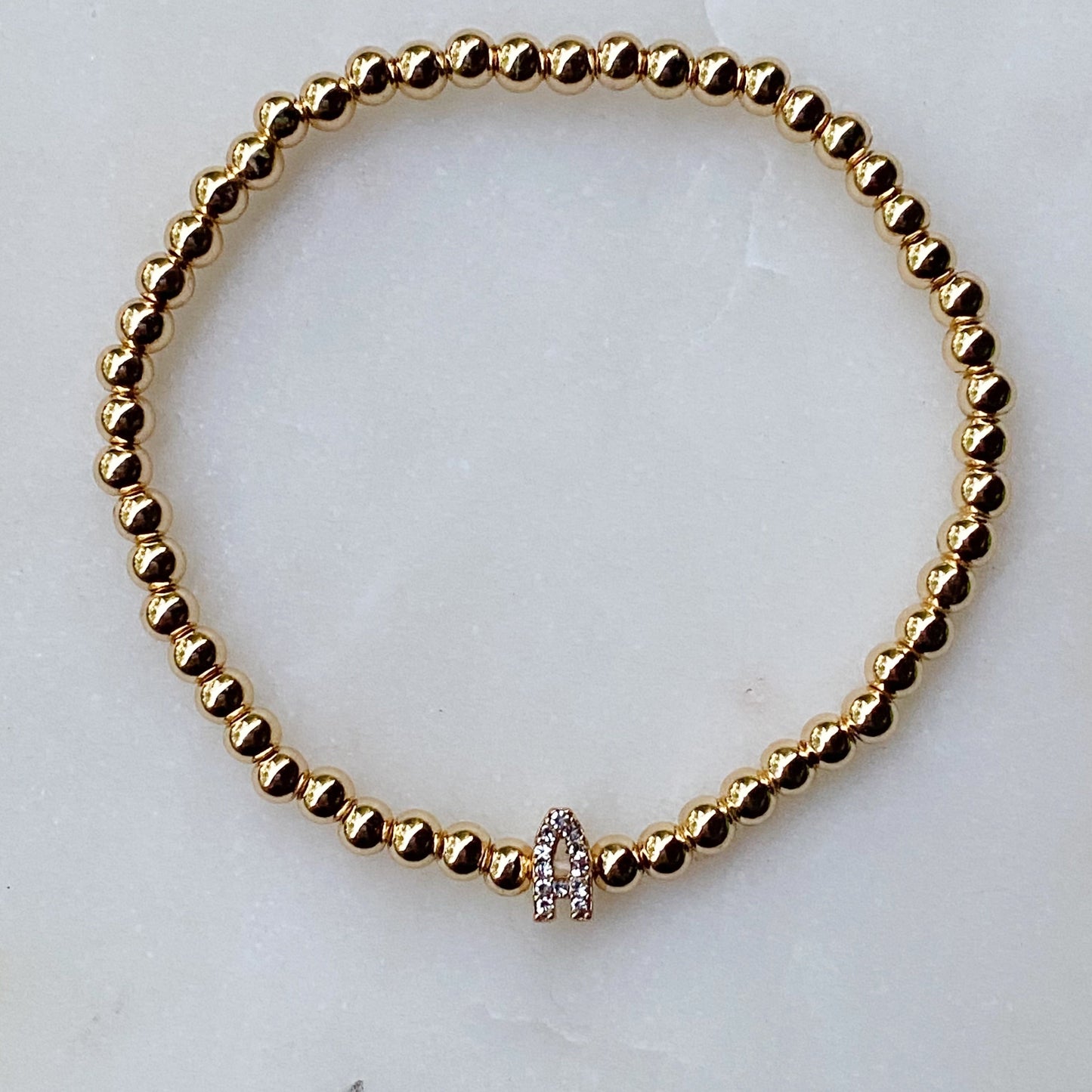 Darcy Initial Bracelet by Ellisonyoung.com