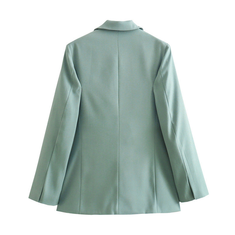 New Summer Loose Casual 3 Colors One Button Suit Coat