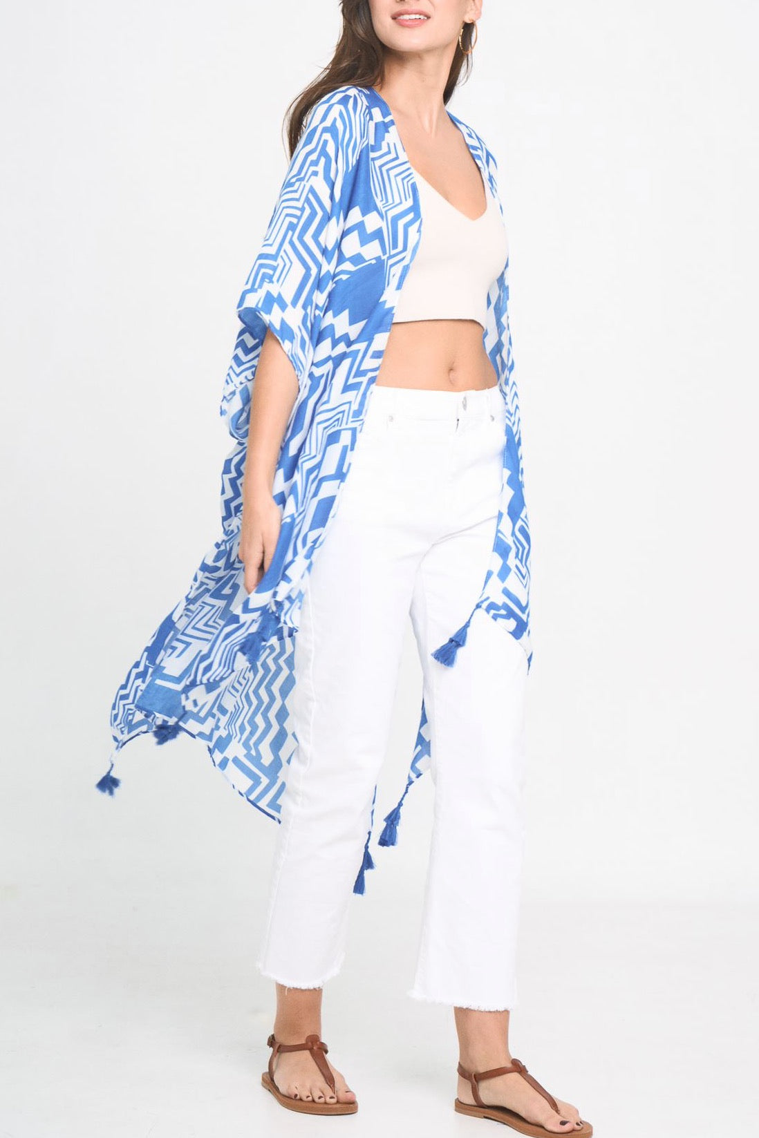 Geometric Art Kimono by Ellisonyoung.com