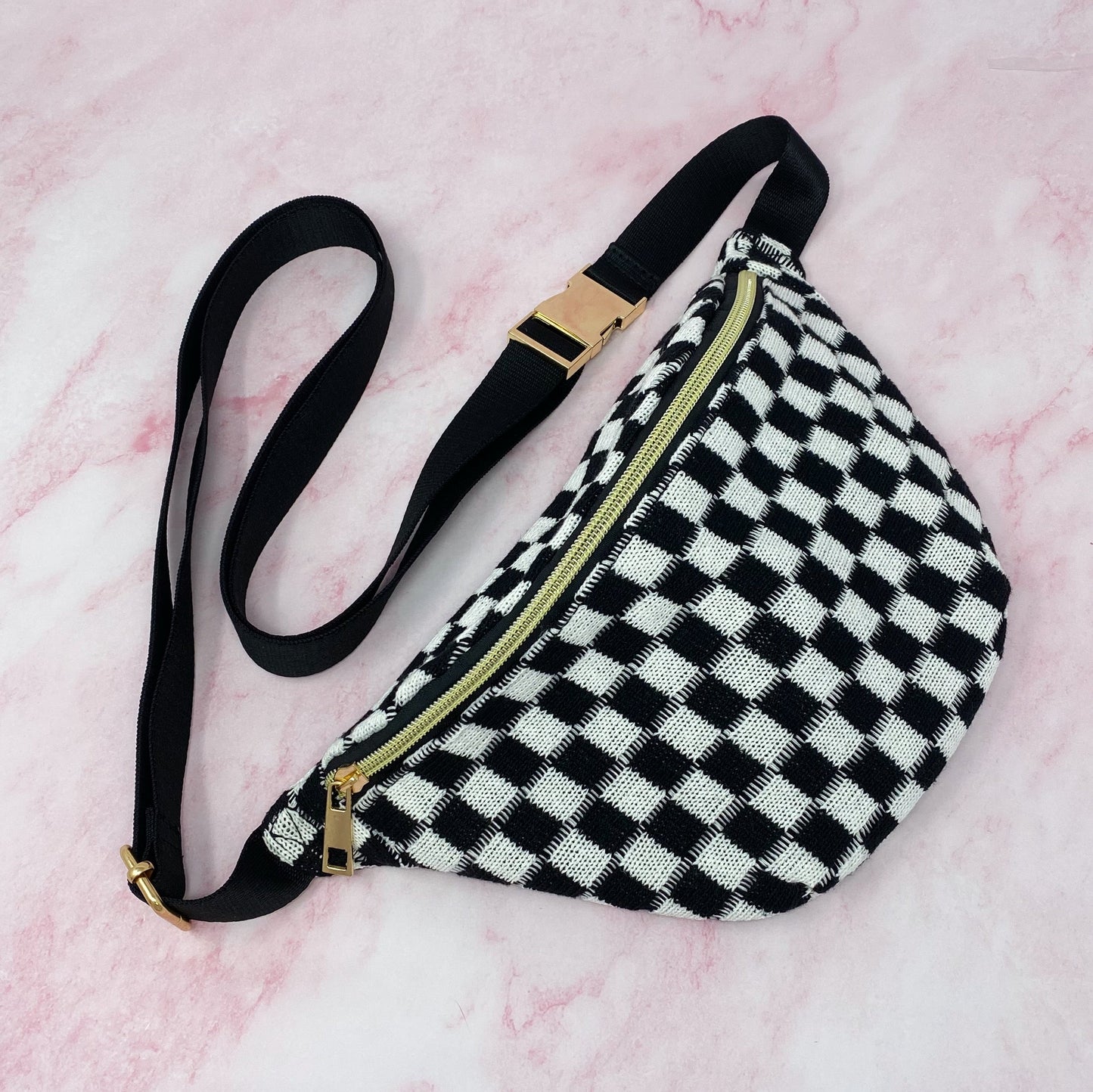 Check Yourself Belt Sling Bag by Ellisonyoung.com