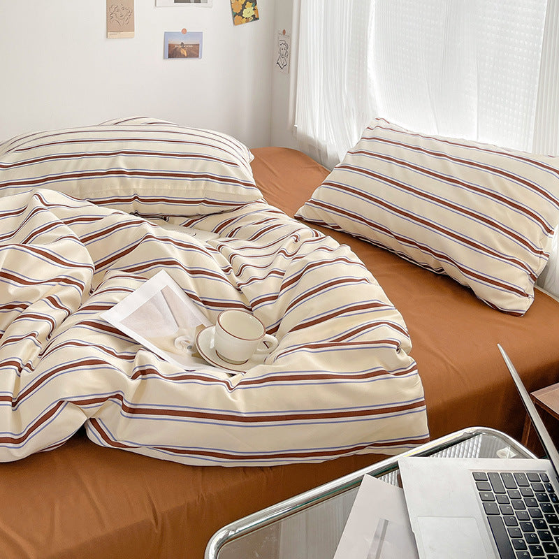 Ins Modern Minimalist Duvet Cover Three or Four Piece Suit