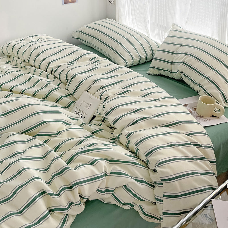 Ins Modern Minimalist Duvet Cover Three or Four Piece Suit