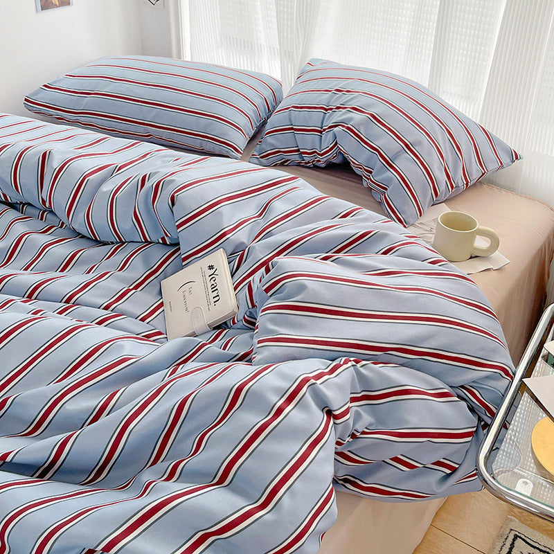 Ins Modern Minimalist Duvet Cover Three or Four Piece Suit