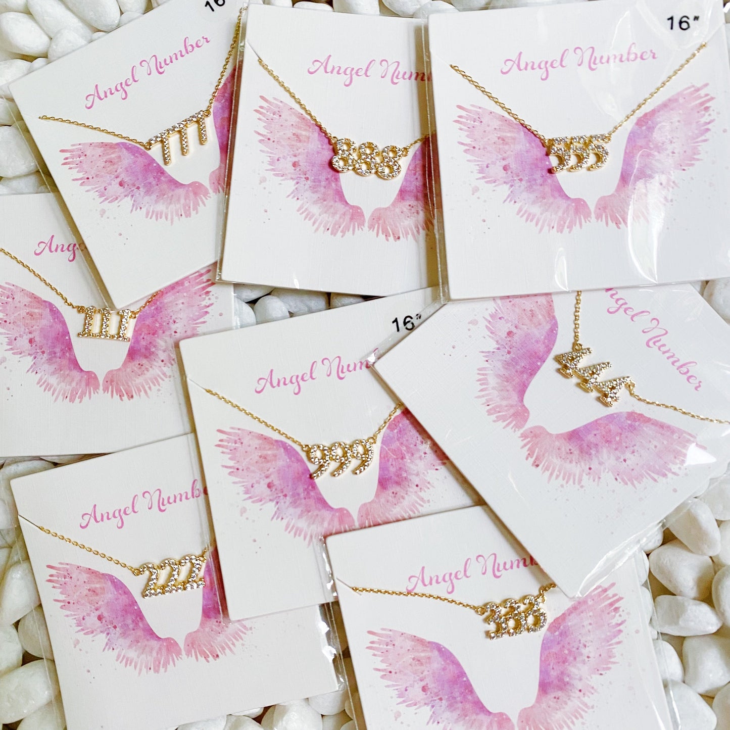 Dainty Angel Number Necklace by Ellisonyoung.com
