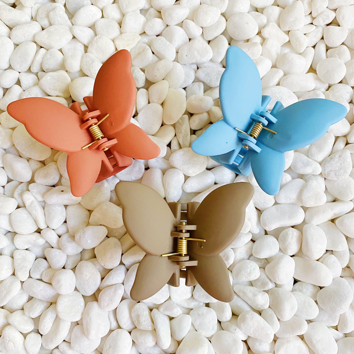 Trio of Butterflies Hair Claw Set by Ellisonyoung.com