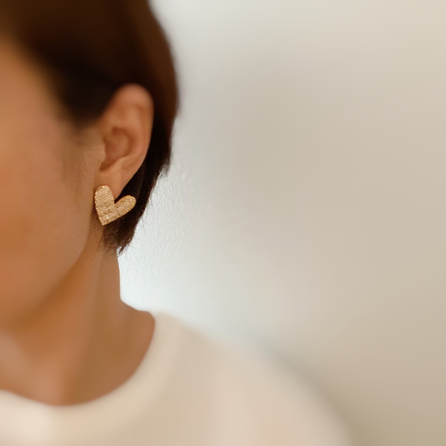 Lara Land Heart Earrings by Ellisonyoung.com