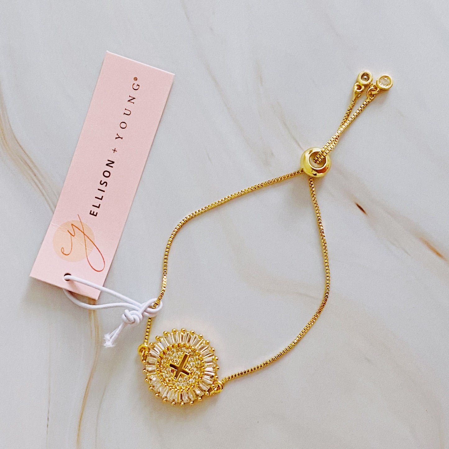 Mesmerized By The Cross Slide Bracelet by Ellisonyoung.com