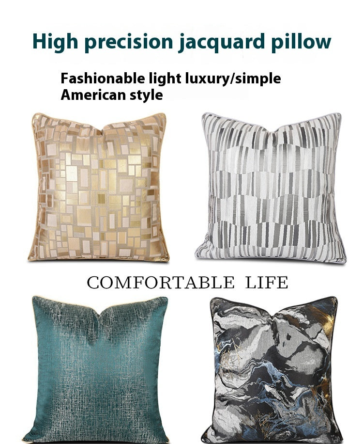 Room Light Luxury Bed Modern Minimalist Bedroom Home Pillow Pillow Cover